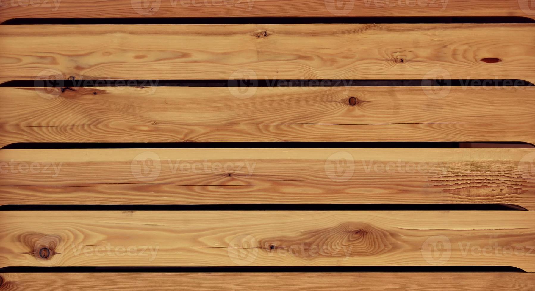 brown pine wood plank wall texture. photo