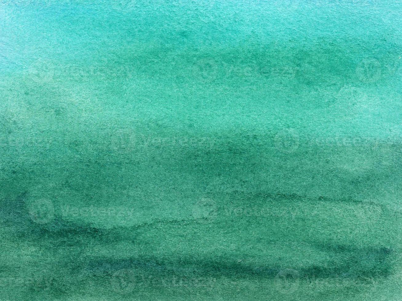 Watercolor green background with brush strokes, dots, spots photo