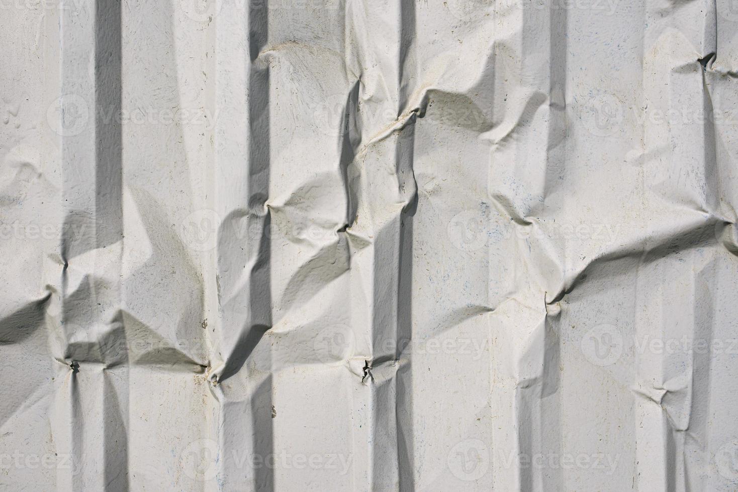 smashed gray metal abstract texture photo