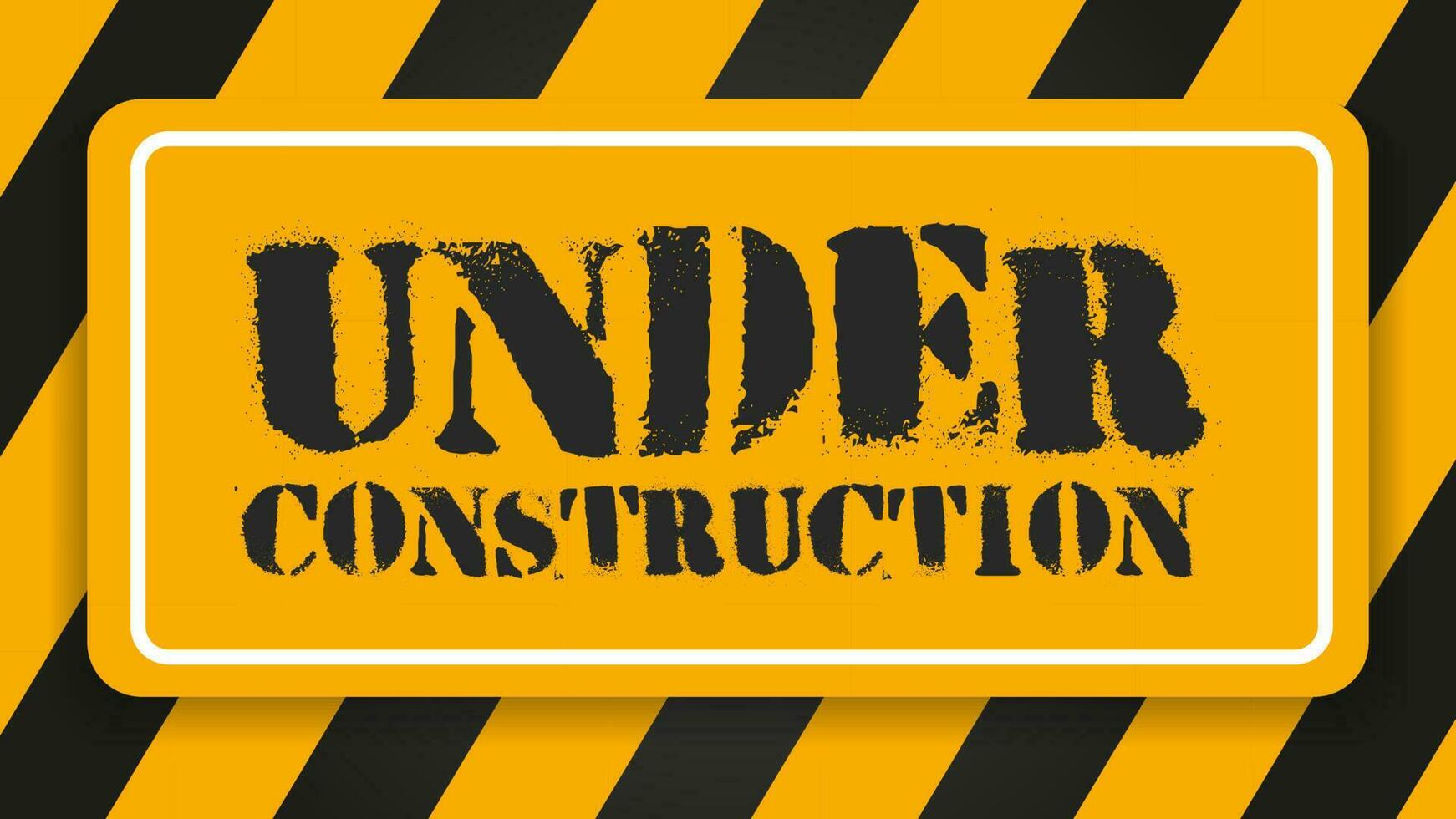 Vector of Construction Warning Background. Perfect for warning content, any background, etc.