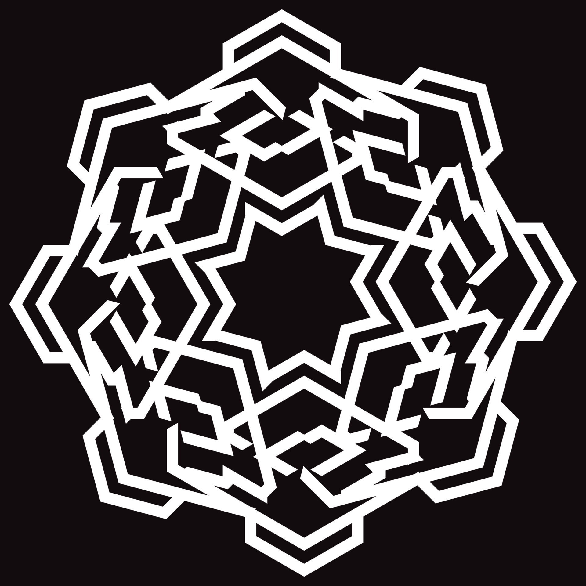 vector geometric abstract image for the logo, wallpaper, logo community