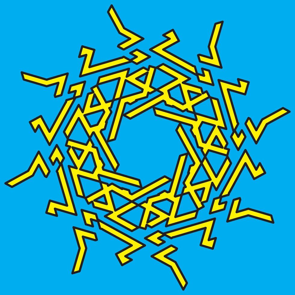 vector geometric abstract image for the logo or other