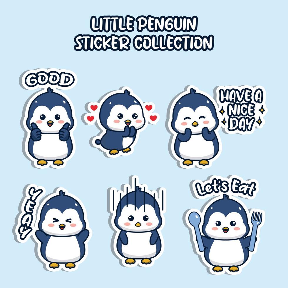 Penguin Sticker Set Penguin Sticker Set