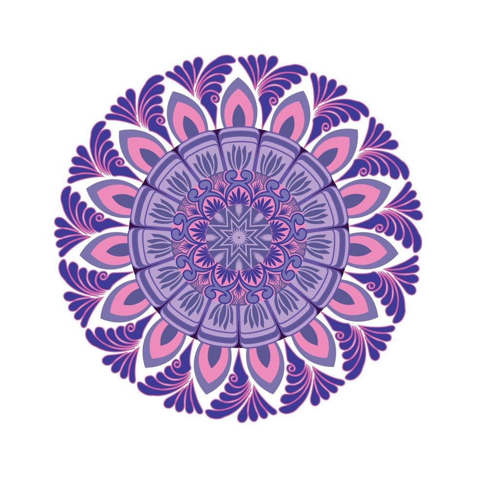 Flower Mandala. Vintage decorative elements. Oriental pattern, vector illustration. Islam, Arabic, Indian, moroccan,spain, turkish, pakista