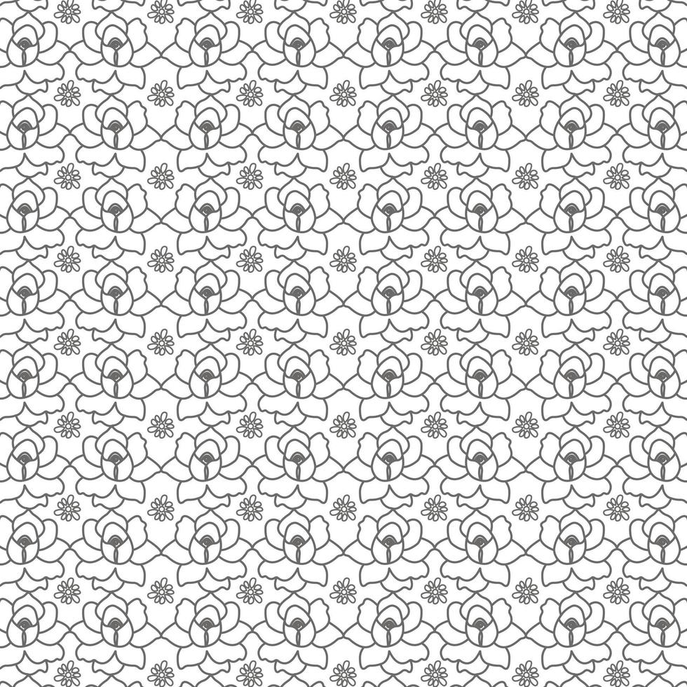 Seamless geometric ornamental vector pattern. vector in illustration Abstract background