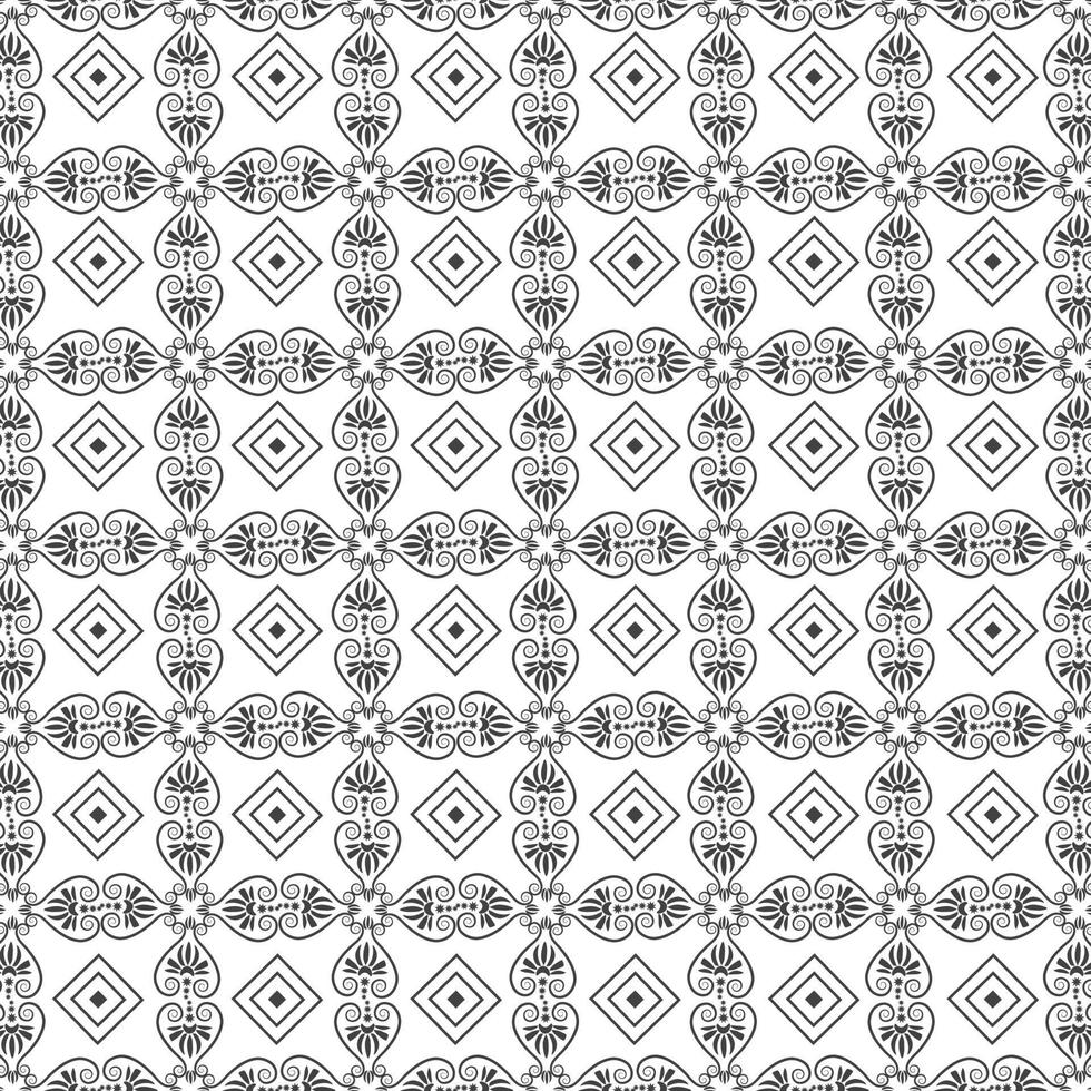 beautiful Seamless geometric with black pattern Vector illustration abstract background.