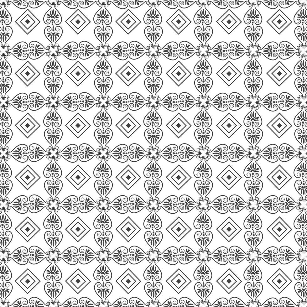 beautiful Seamless geometric with black pattern Vector illustration abstract background.