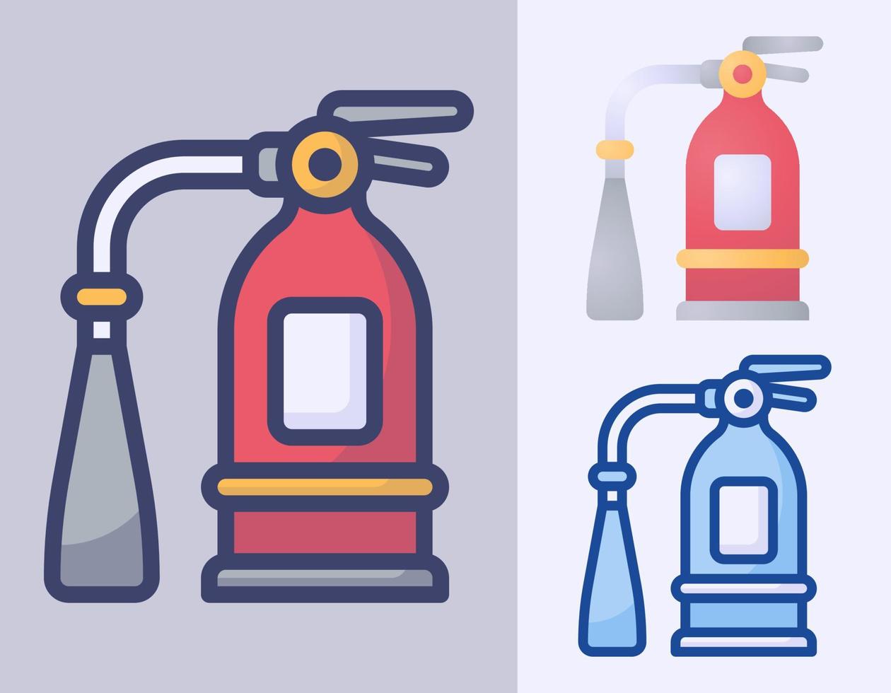 Fire extinguisher icon cartoon vector Illustration