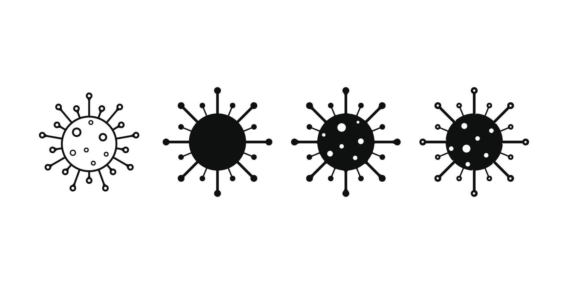 Coronavirus. Virus. Icons set.COVID-2019. vector