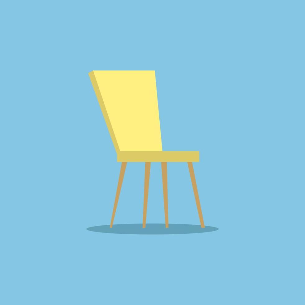 Vector Illustration of Yellow Chair