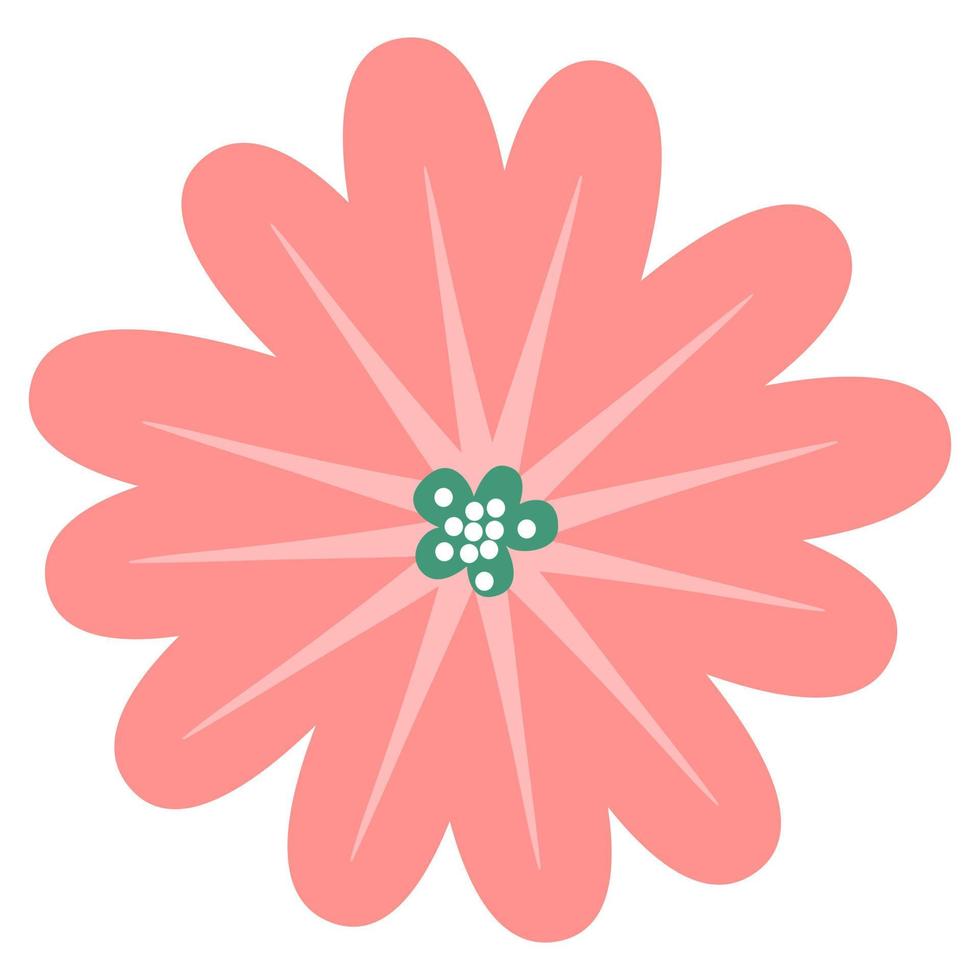 flower flat icon vector