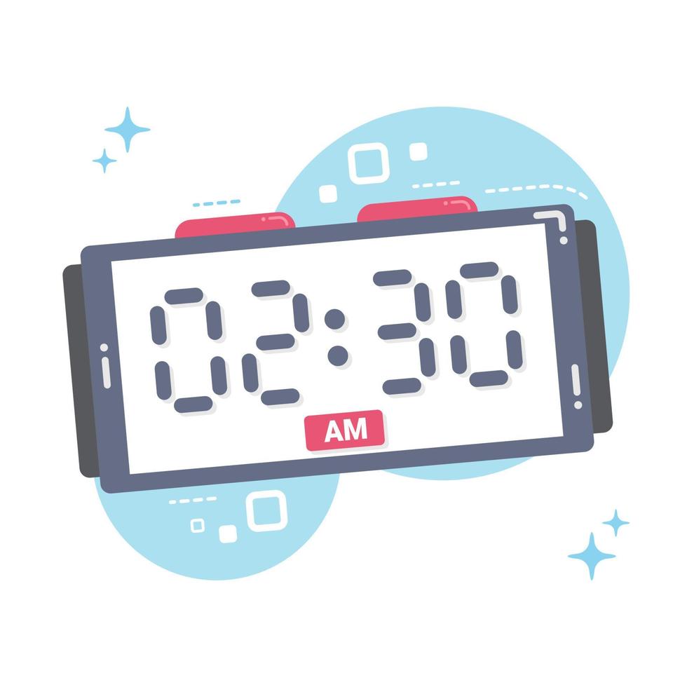 Alarm Clock Concept Illustration vector