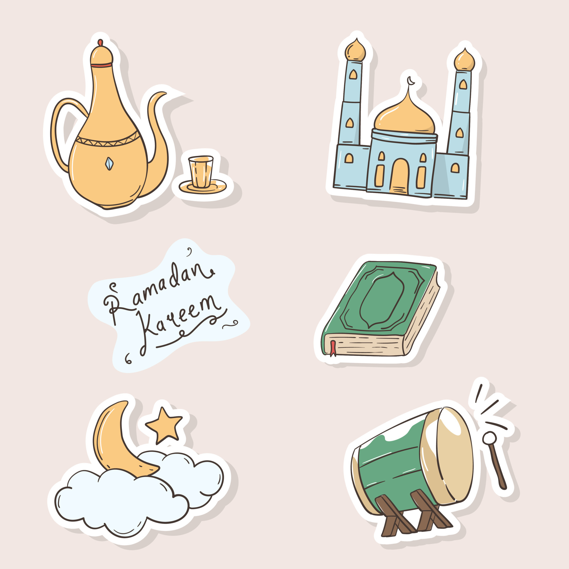ramadan stickers ebay