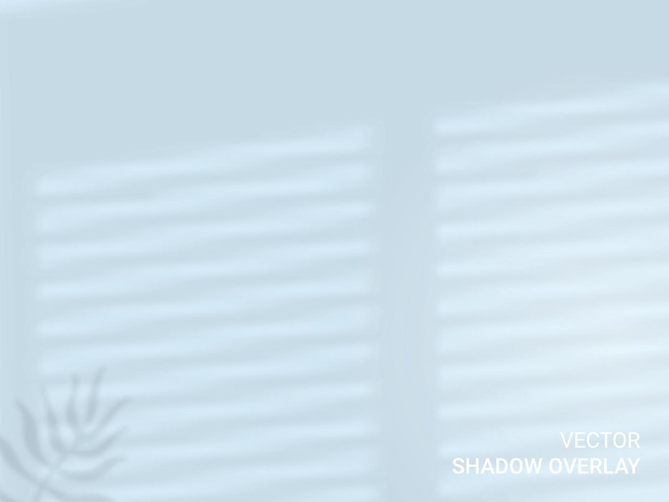 Window shadow overlay effect indoor background vector