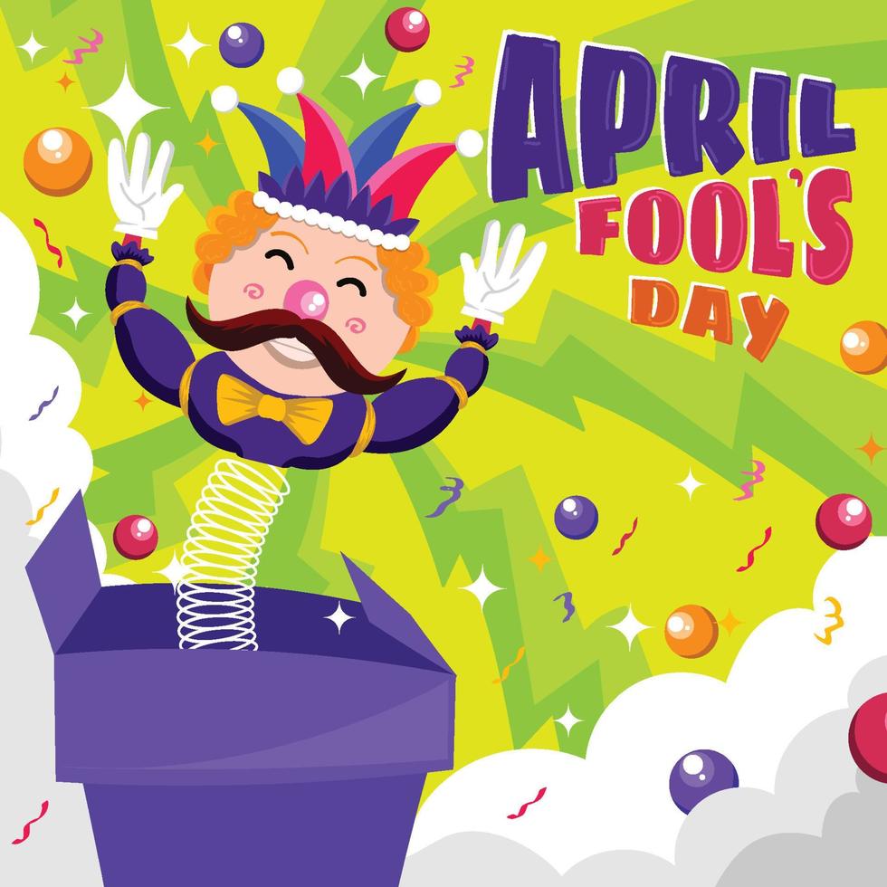 April Fool's Day vector