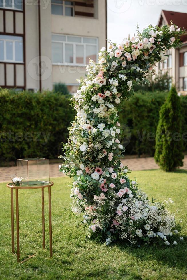 wedding ceremony area photo
