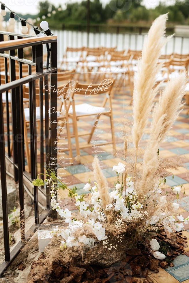 Hona wedding ceremony on the pier photo