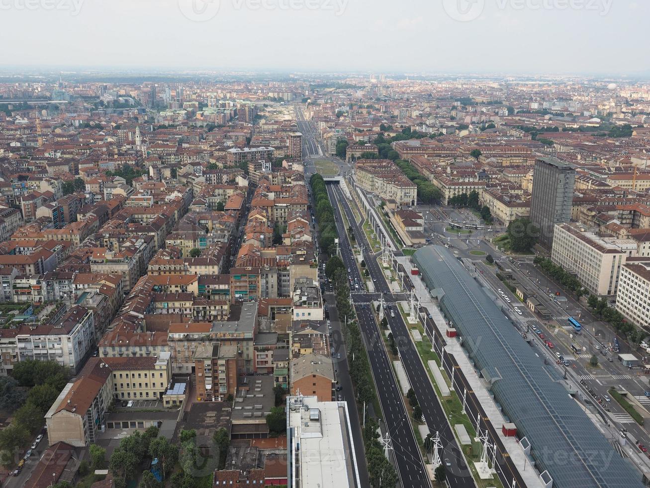 Aerial view of Turin photo