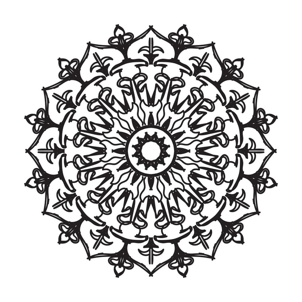 Mandalas for coloring book. Decorative round ornaments. vector