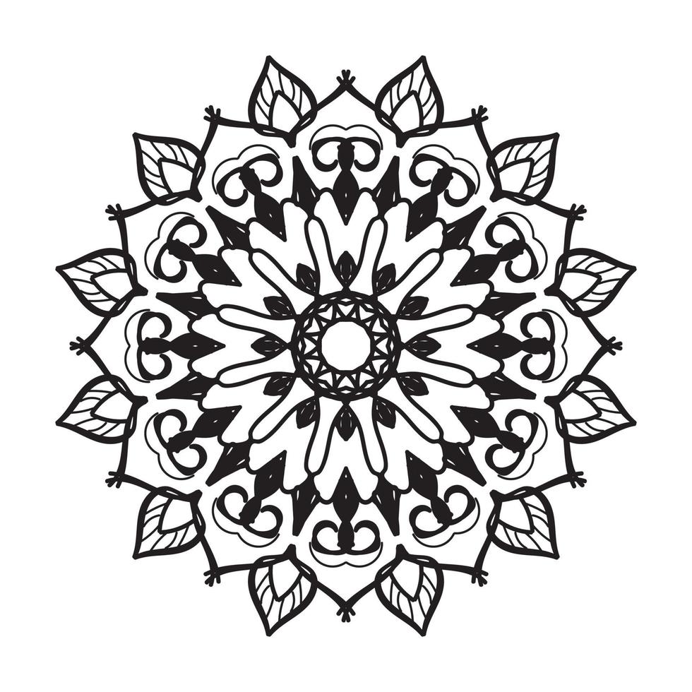 Mandalas for coloring book. Decorative round ornaments. vector