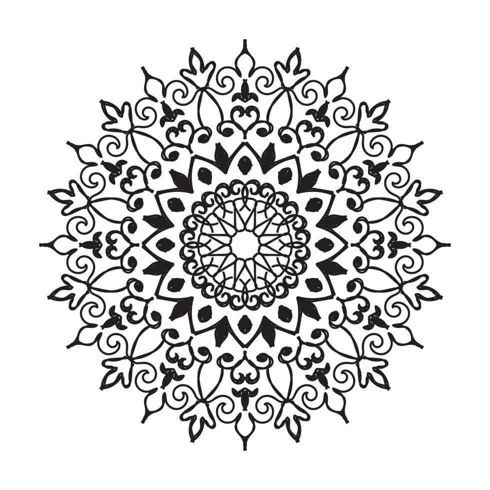 Mandalas for coloring book. Decorative round ornaments. vector