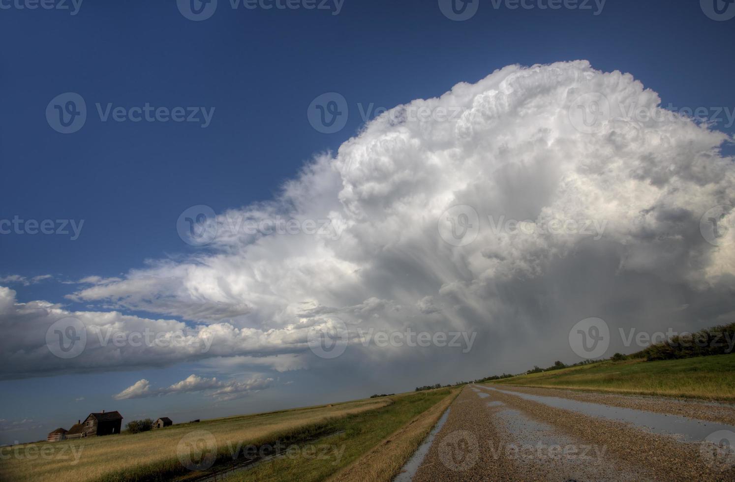 Prairie Road Storm Clouds photo