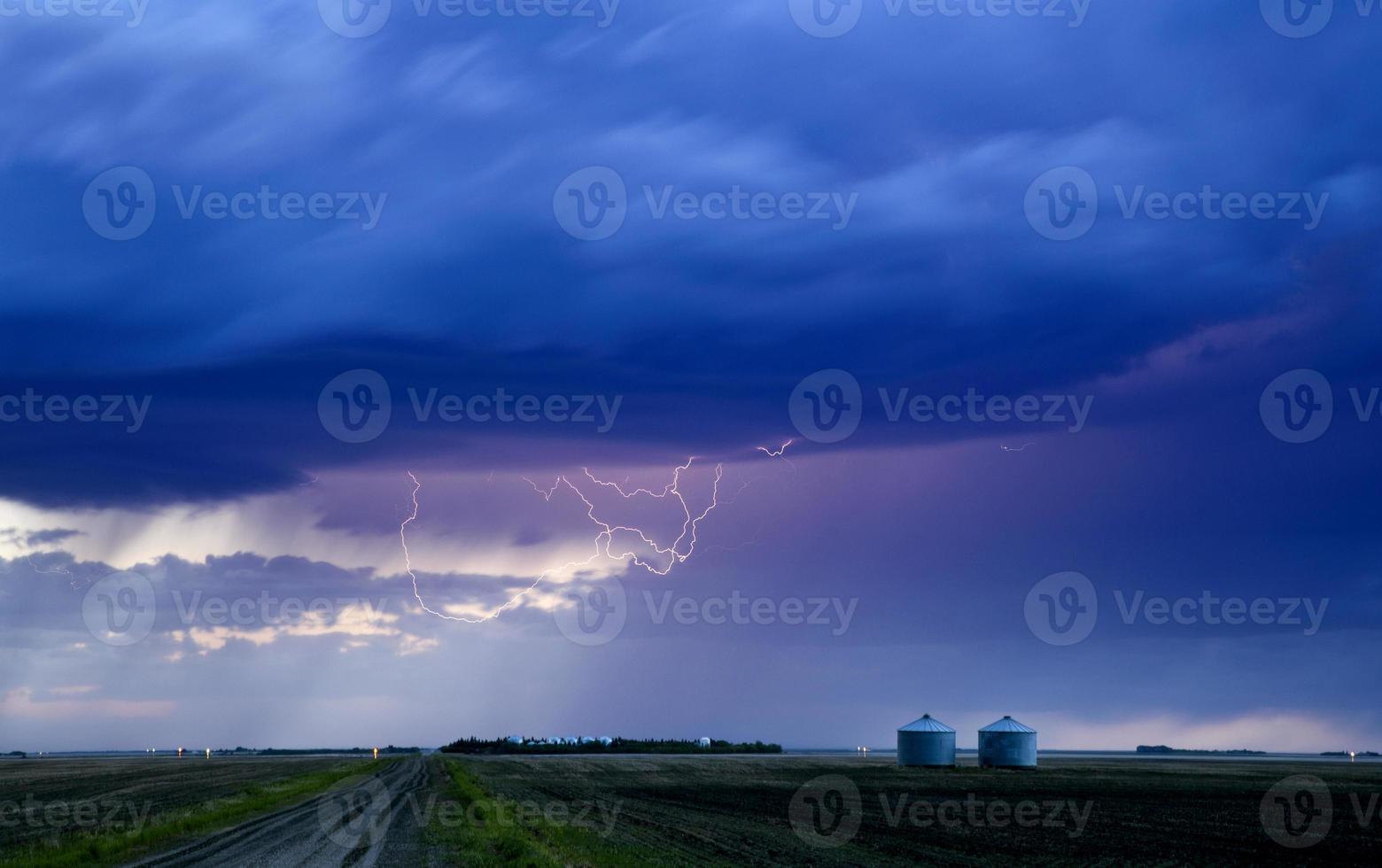 Storm Lightning Rural Canada photo