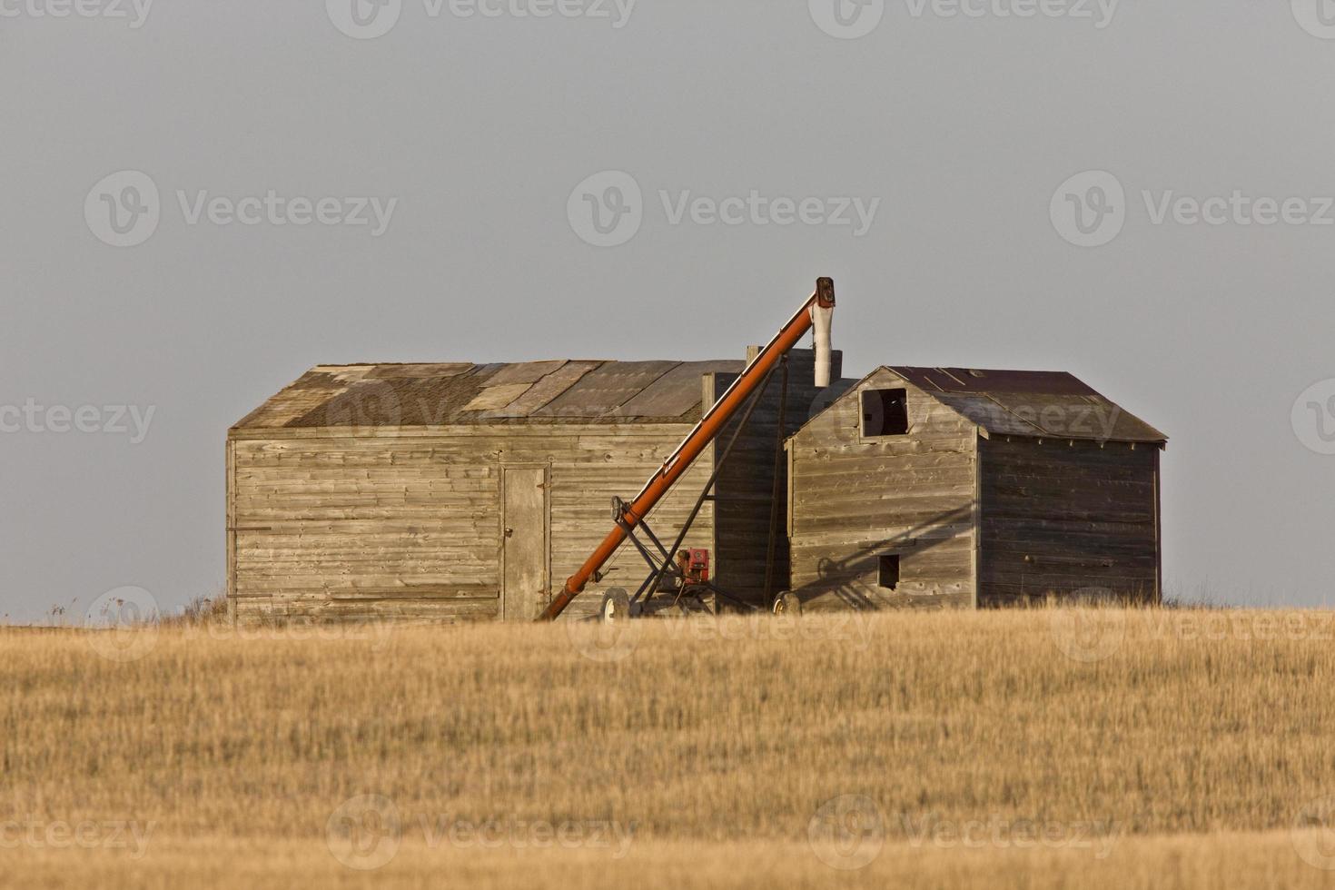 Farm Granary Prairie Canada Auger photo