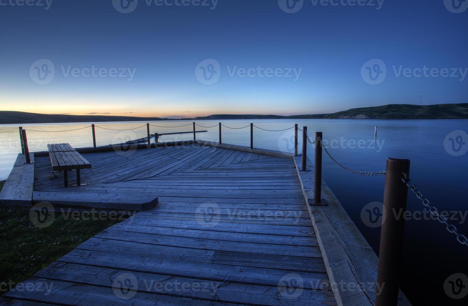 noche del lago del norte foto