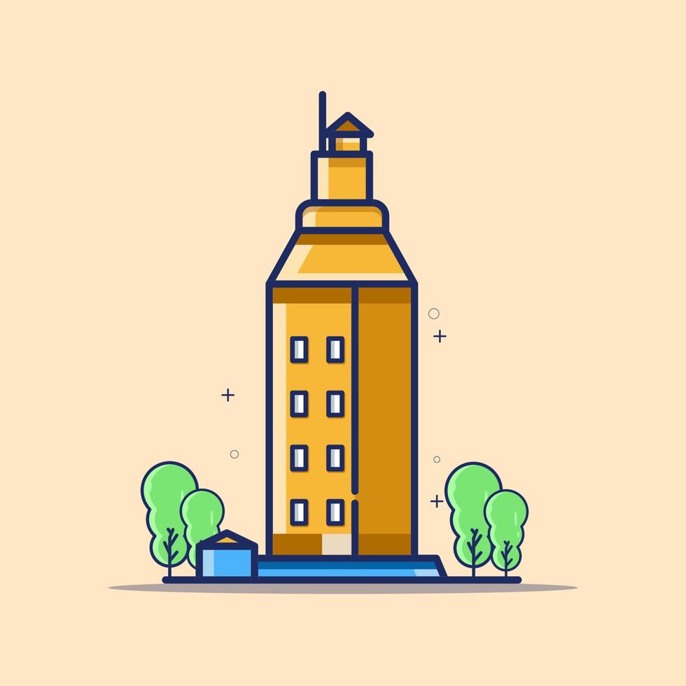 Hercules tower icon illustration vector