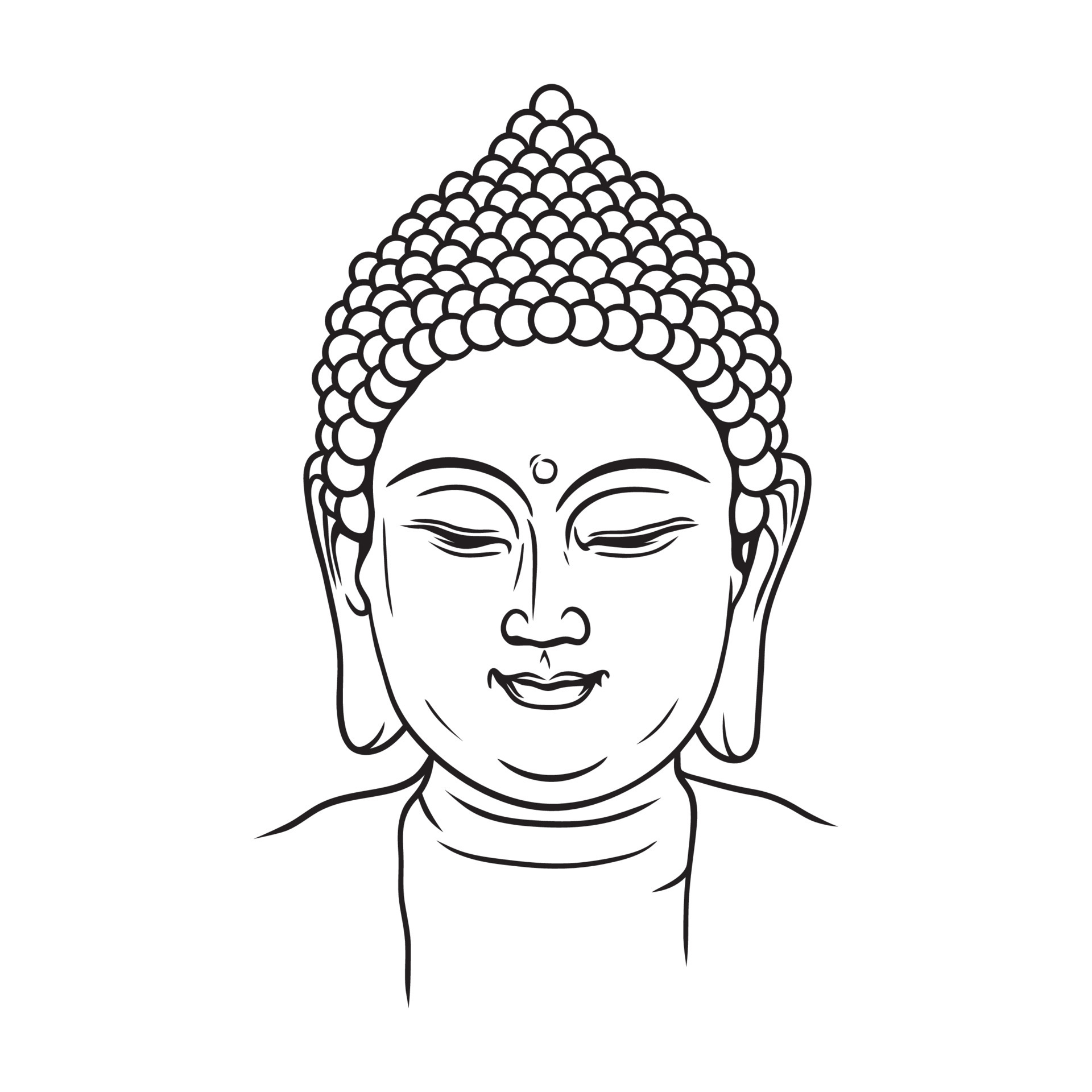 How To Draw Buddha Easy, Step by Step, Drawing Guide, by Dawn - DragoArt