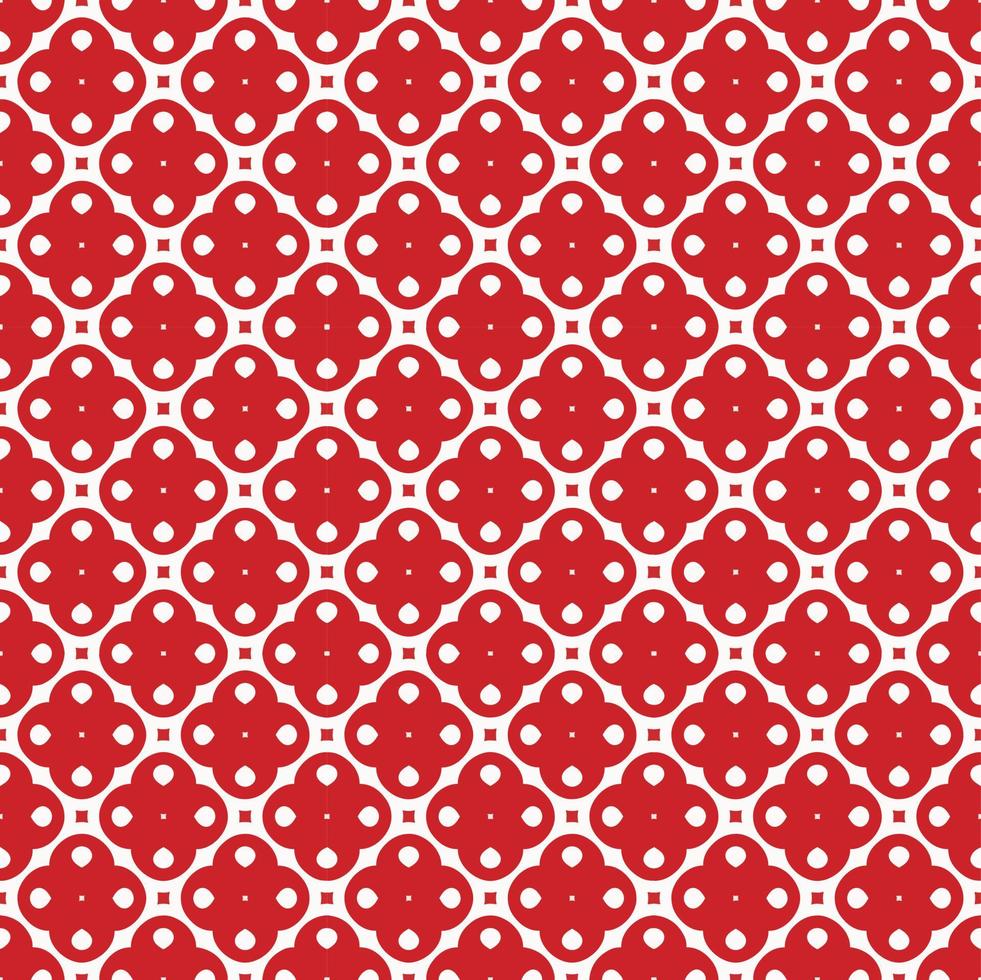 Red and white color seamless pattern texture and template. Multicolored. Colorful ornamental graphic design. vector