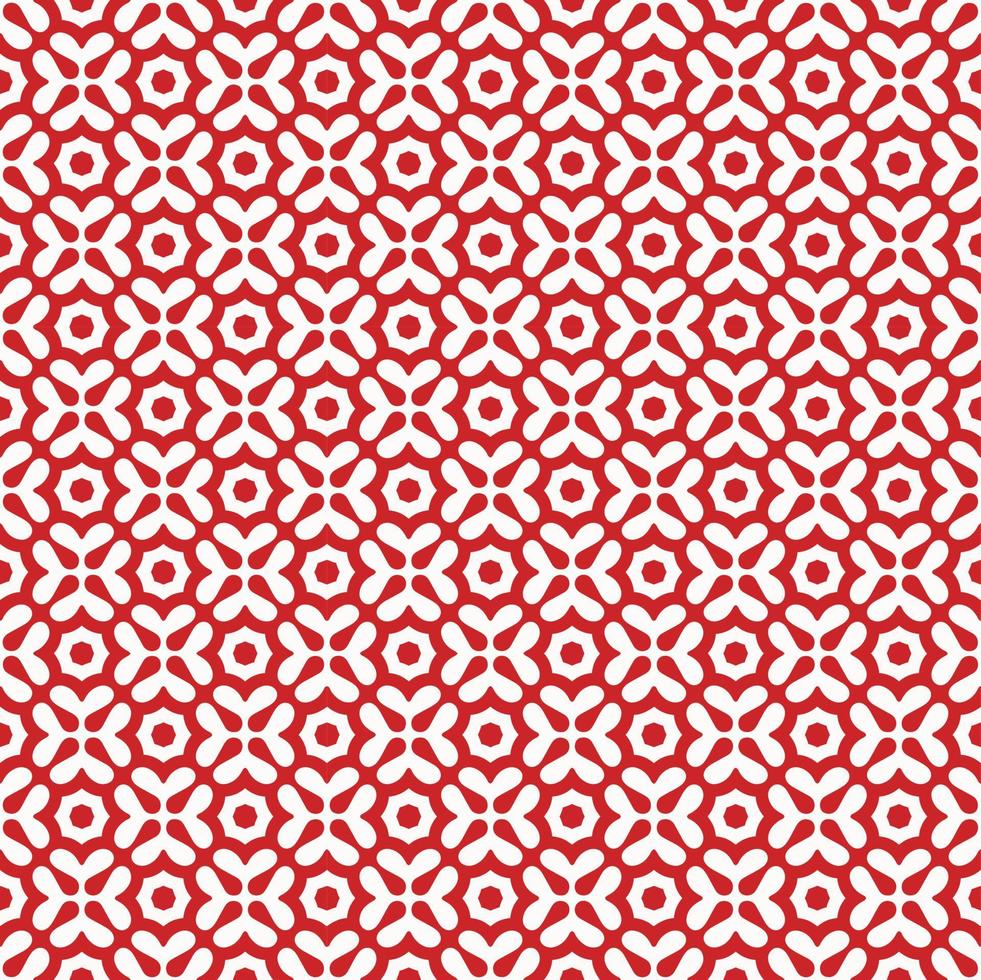 Red and white color seamless pattern texture and template. Multicolored. Colorful ornamental graphic design. vector