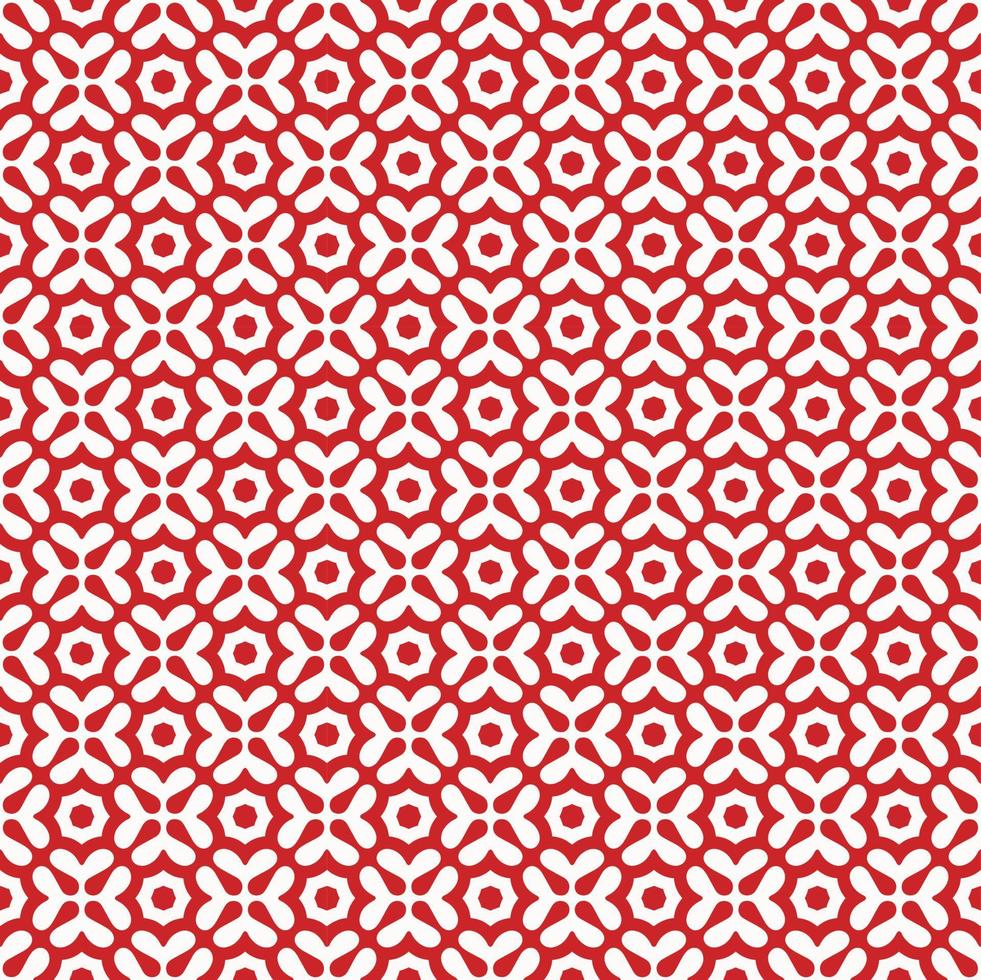 Red and white color seamless pattern texture and template. Multicolored. Colorful ornamental graphic design. vector