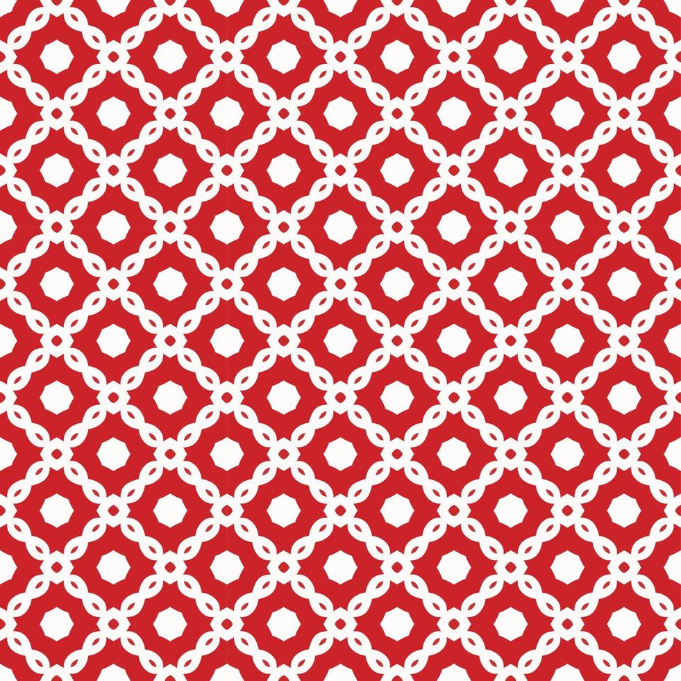 Red and white color seamless pattern texture and template. Multicolored. Colorful ornamental graphic design. vector