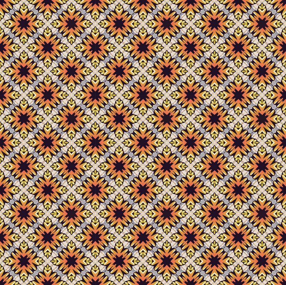 Orange and yellow color seamless pattern texture and template. Multicolored. Colorful ornamental graphic design. vector