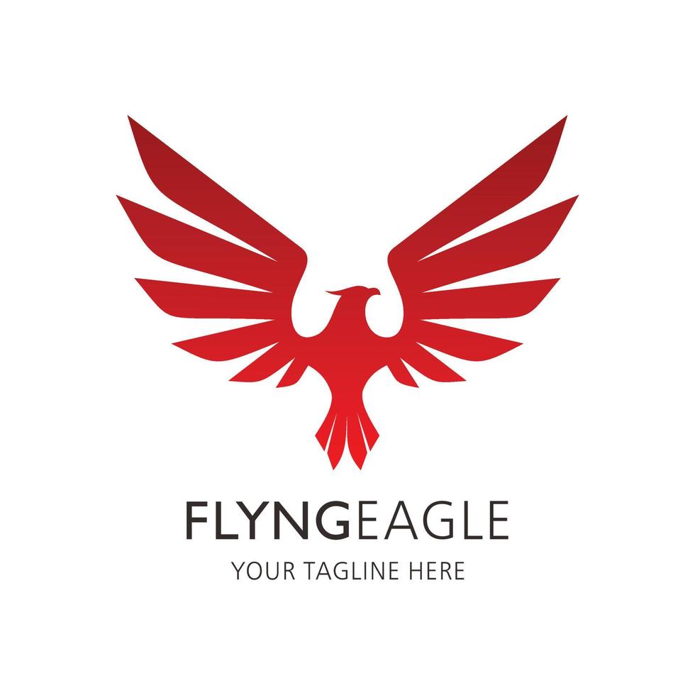 flyng eagle logo vector