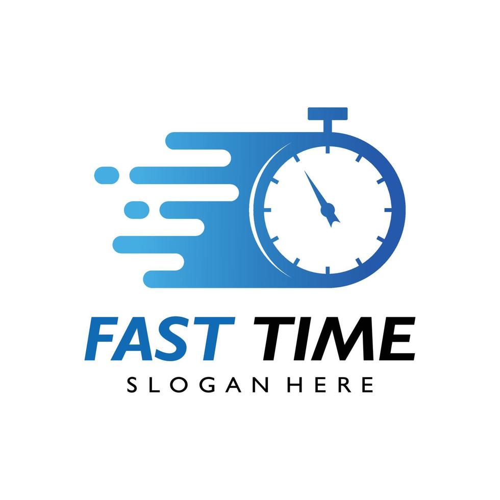 fast time logo vector