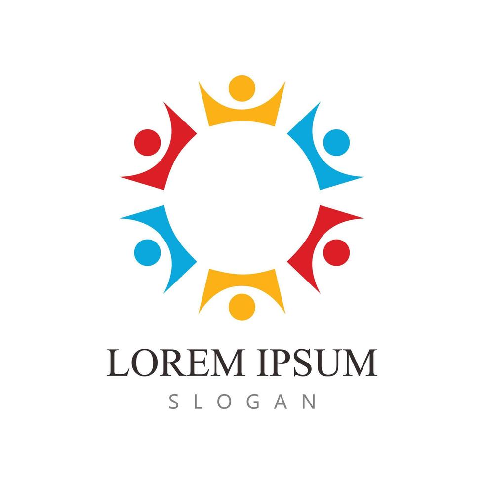 group abstract logo vector