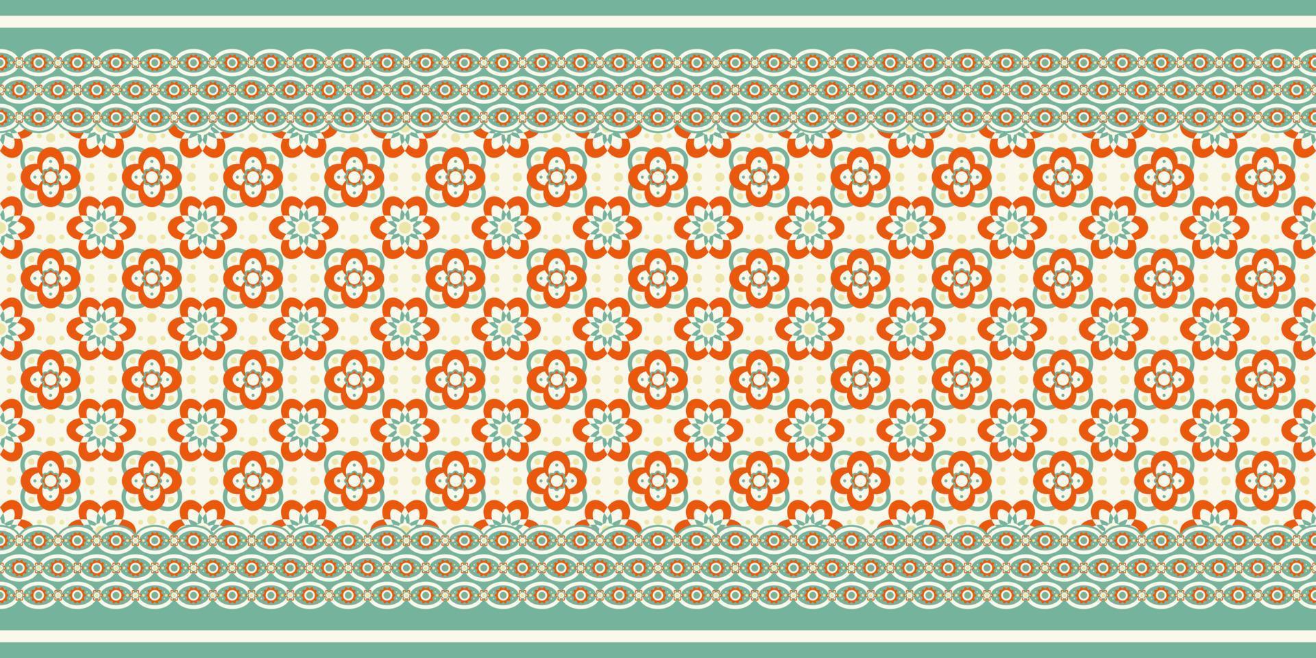 Seamless Textile Pattern vector. seamless vector pattern with a