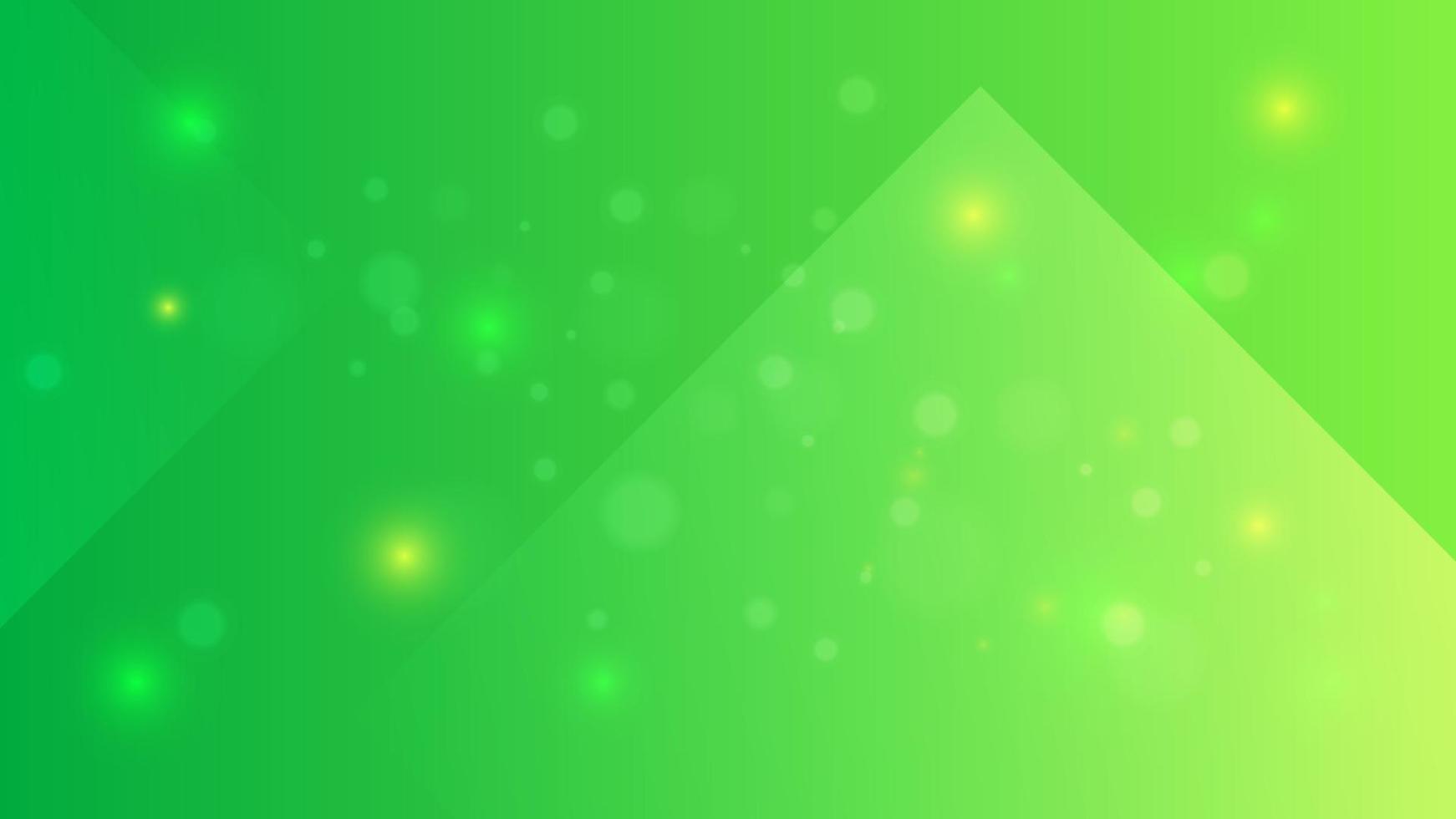 abstract green overlay background with square shape and glitters vector