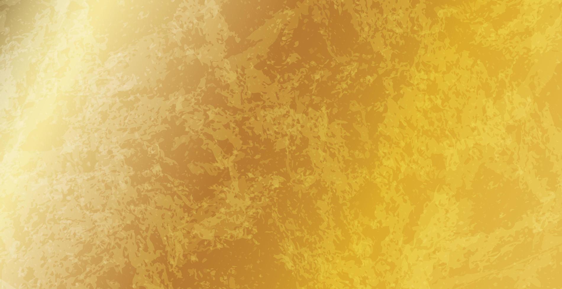 fondo panorámico de oro cubierto de óxido - vector