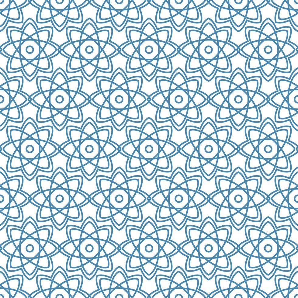 Islamic abstract ornament seamless pattern design vector