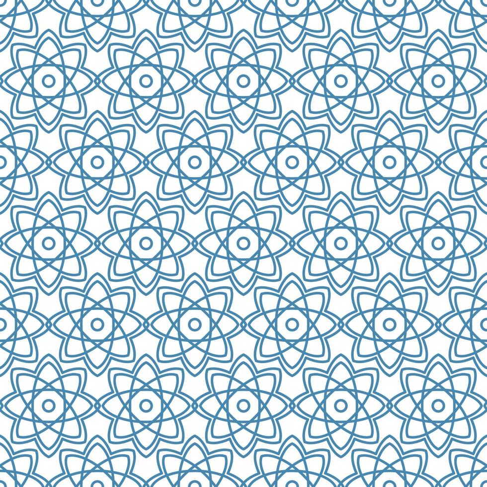 Islamic abstract ornament seamless pattern design vector