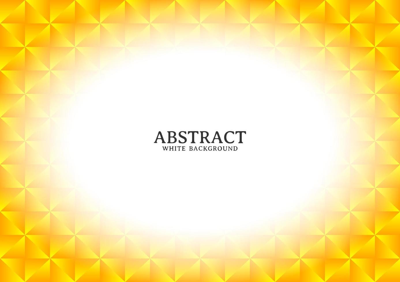Abstract yellow geometric background concept vector