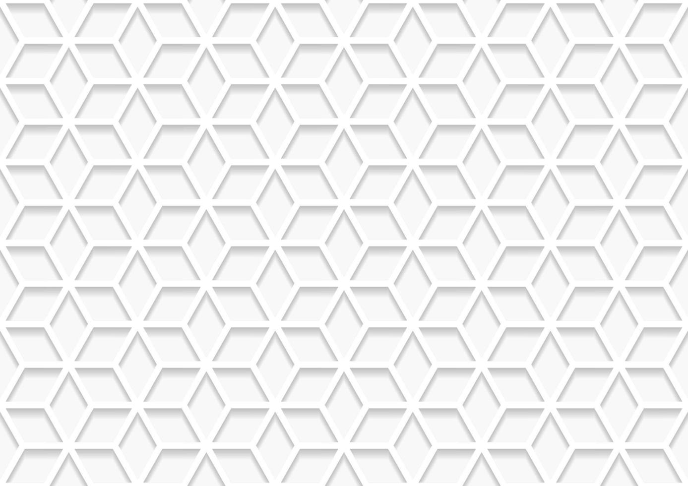 Abstract white and grey geometric background texture vector