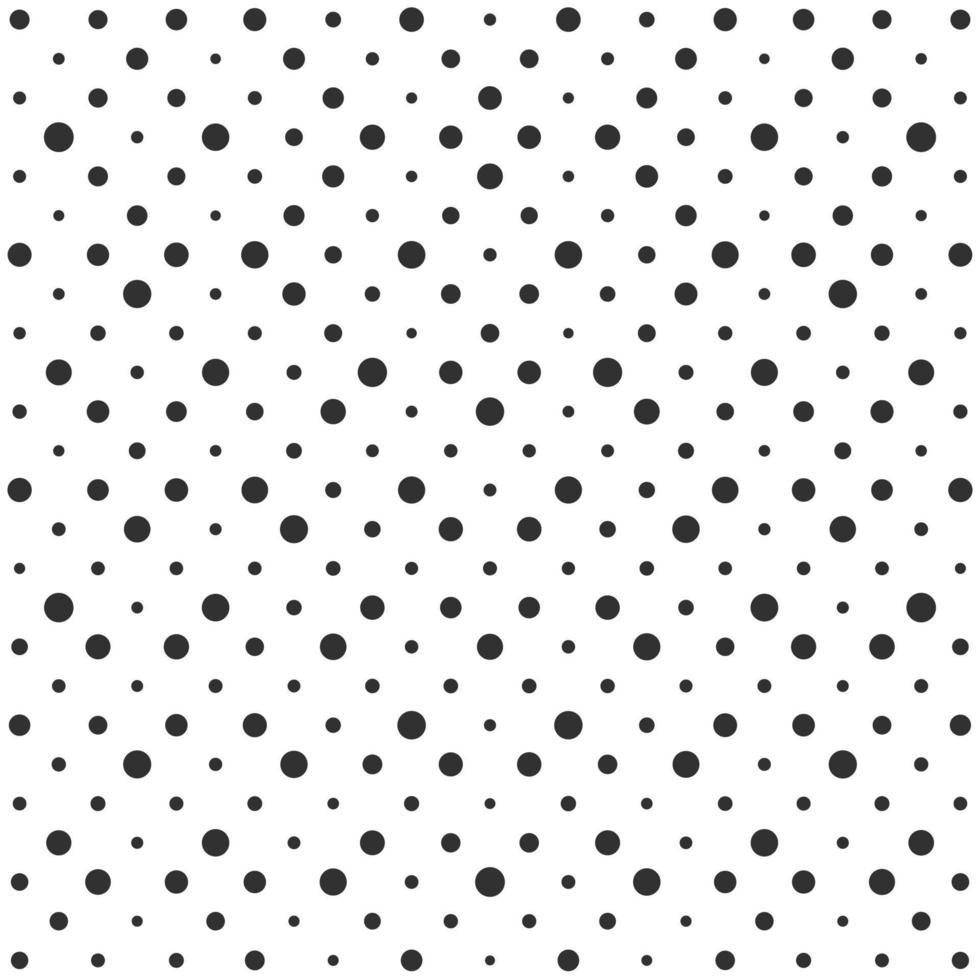 Abstract seamless pattern with black dots vector