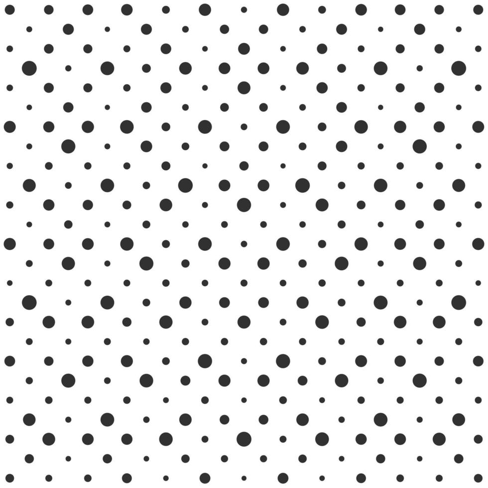 Abstract seamless pattern with black dots vector