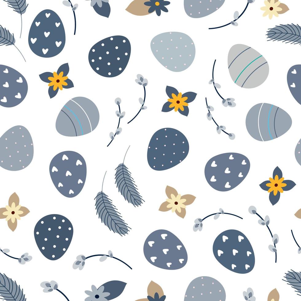 Background of pattern for Easter holiday vector