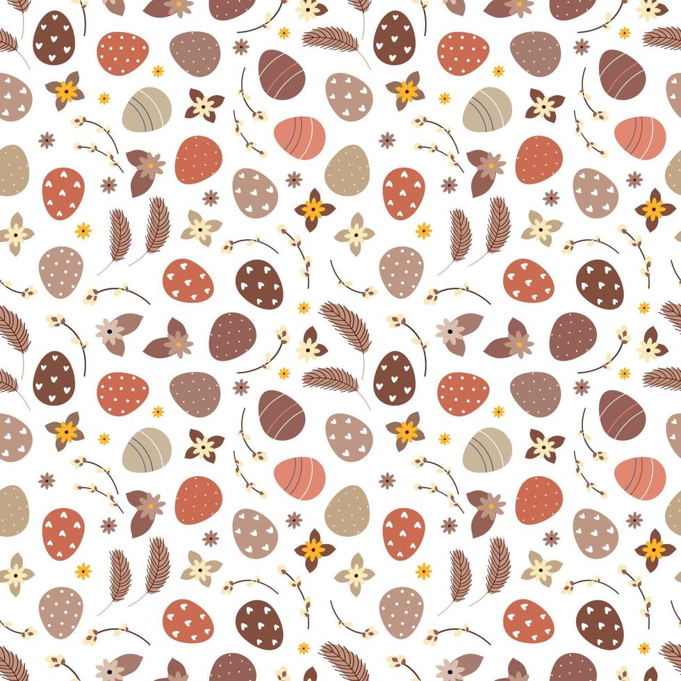 seamless pattern for Easter holiday vector